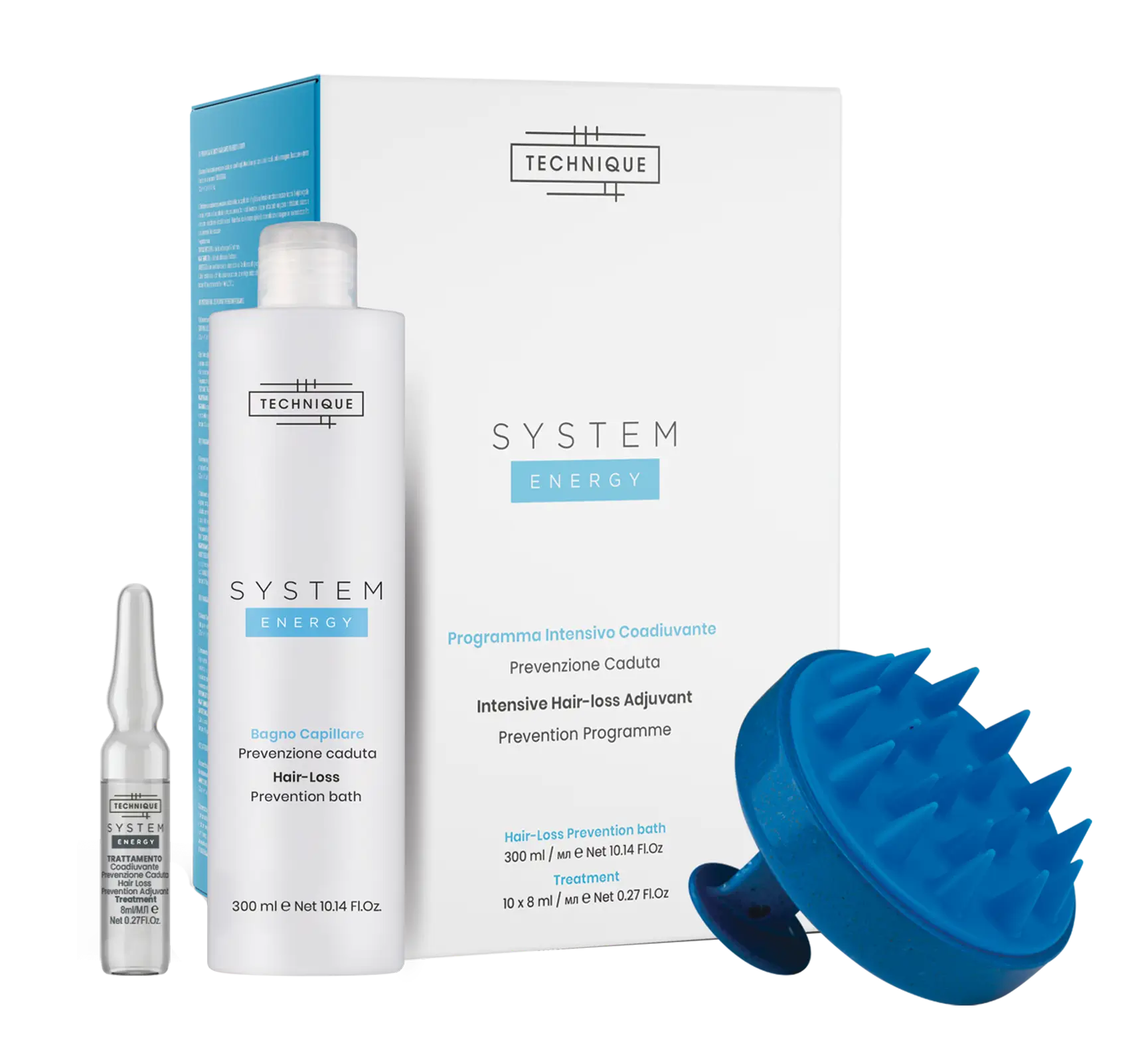 System Energy Kit Hair Bath+treatment 10x8ml